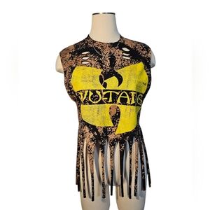 Sleeveless Cropped Upcycled Creation Made By Michikokoko